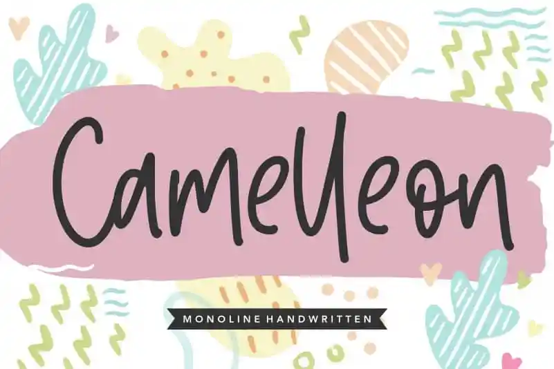 Camelleon Monoline Handwritten Font