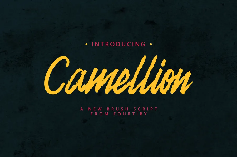 Camellion Brush Font