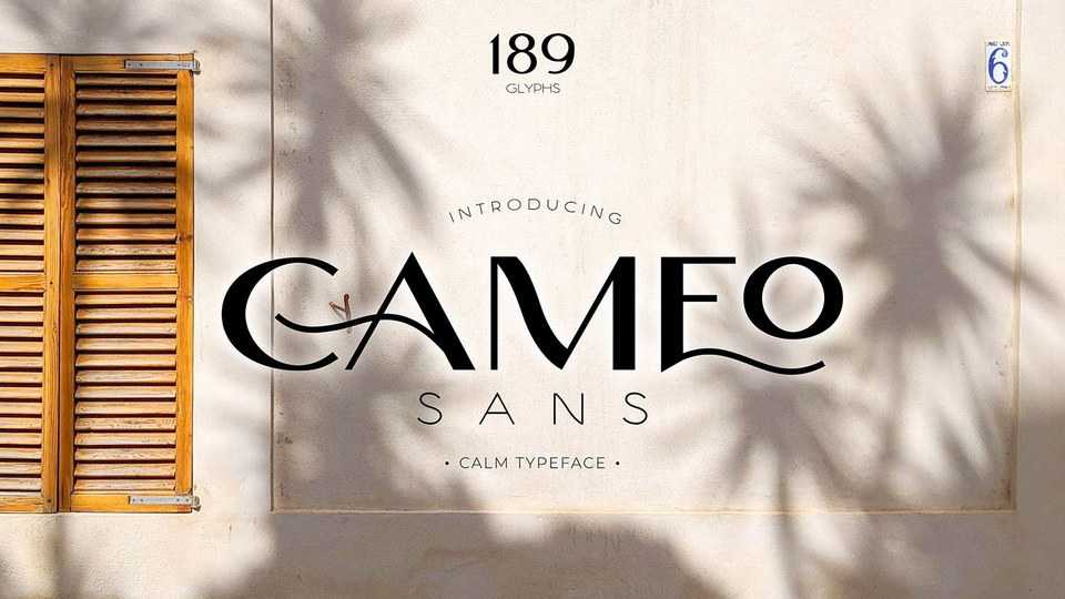 Cameo Sans Font › Fontesk