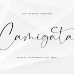 Camigata Handwritten Font