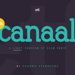 Canaal Slab Light Font