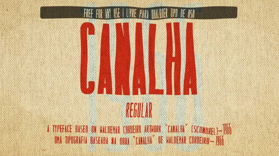 Canalha Font Family › Fontesk