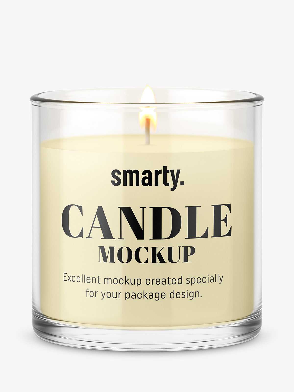 Candle mockup