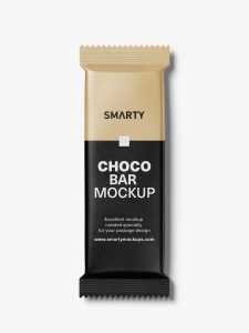 Candy bar mockup / kraft paper
