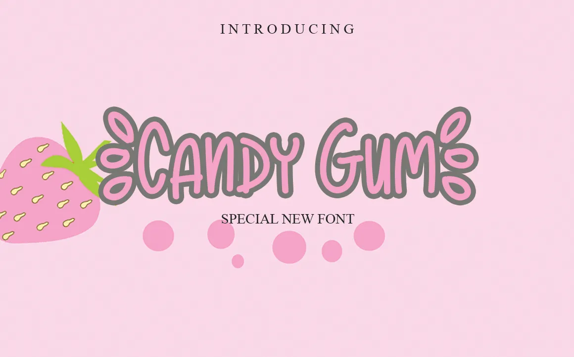 Candy Gum Script Font