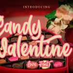 Candy Valentine Display Font - Fonte Grátis Candy Valentine Display Font