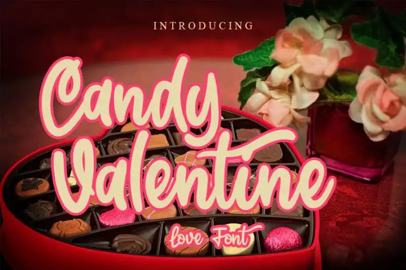 Candy Valentine Display Font