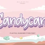 Candycane Playful Handwritten Font