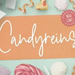 Candyreins Monoline Calligraphy Font