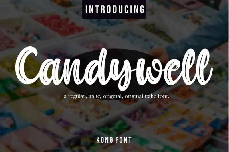 Candywell Brush Font
