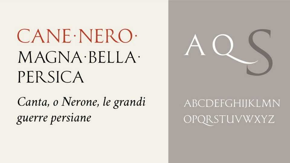 Cane Nero Font › Fontesk