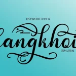 Cangkhoi Script Font