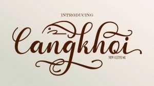 Cangkhoi Script Font › Fontesk