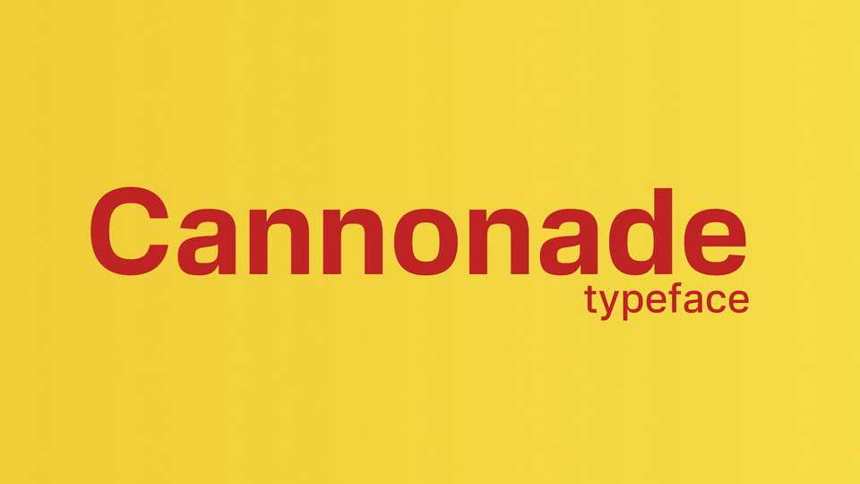 Cannonade Font › Fontesk