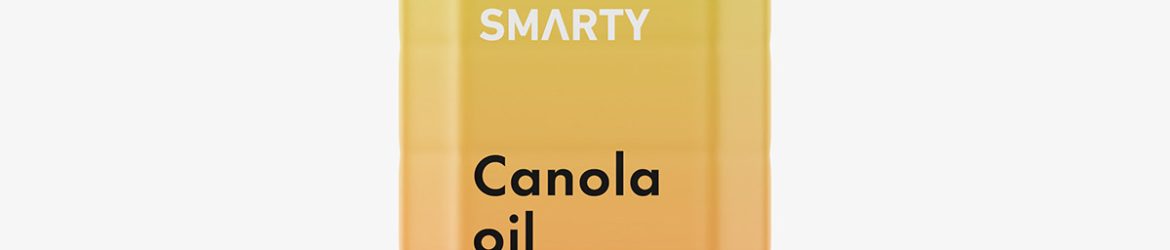 Canola oil bottle mockup