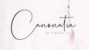 Canonatia Font › Fontesk