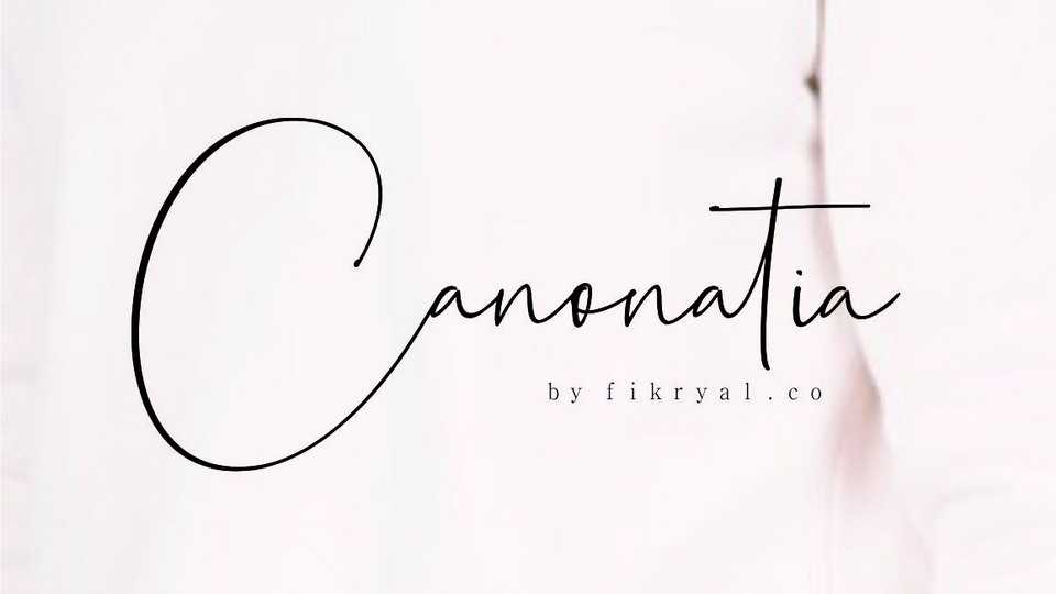 Canonatia Font › Fontesk