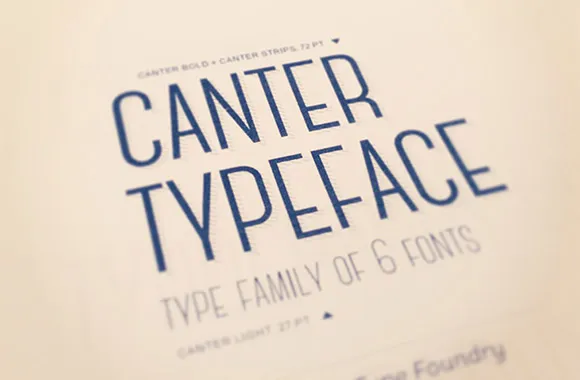 Canter Typeface