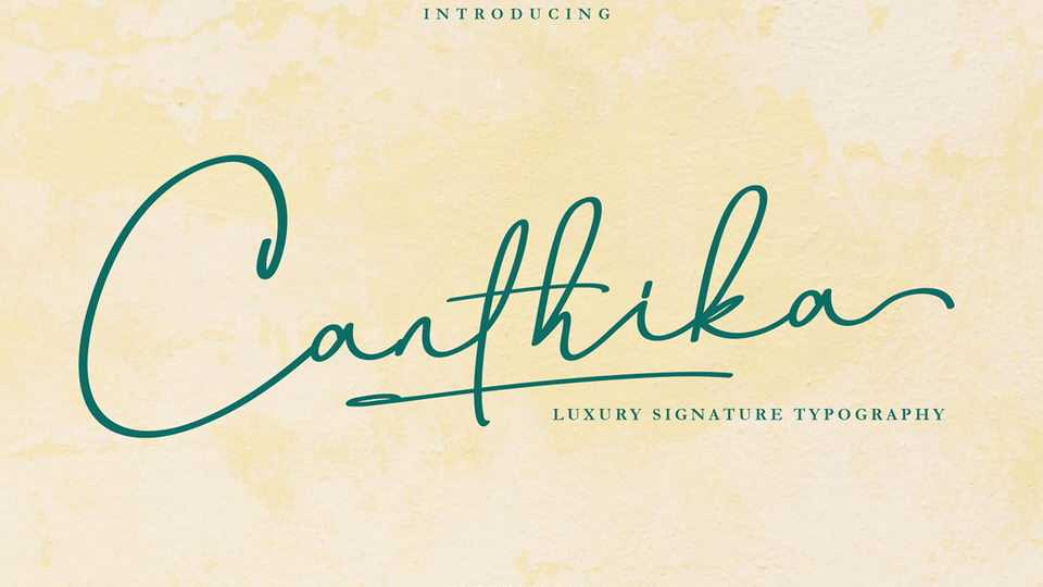 Canthika Font › Fontesk