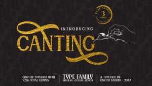 Canting Font Family › Fontesk
