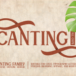 Canting Typeface - Fonte Grátis Canting Typeface