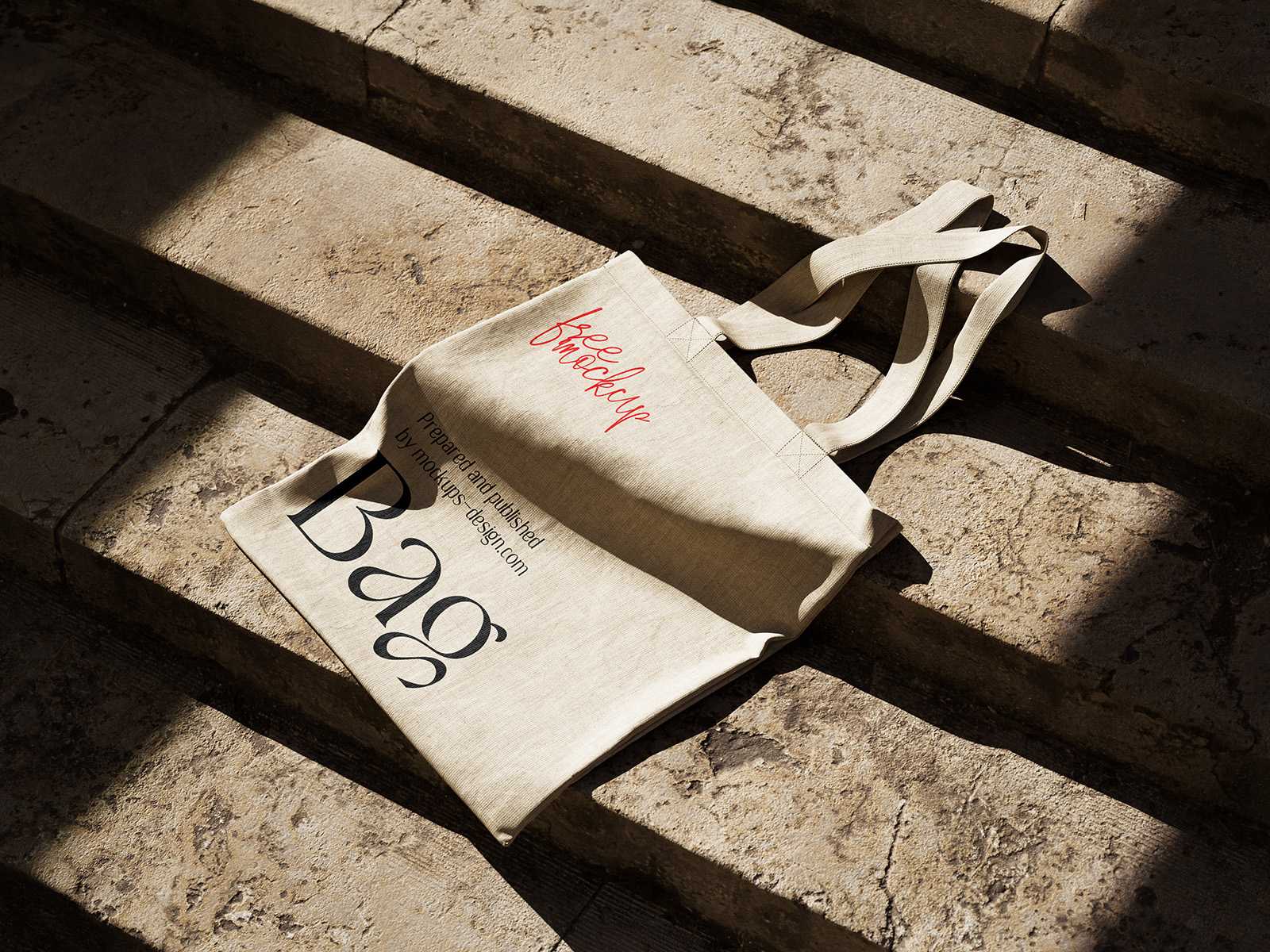 Canvas bag mockup