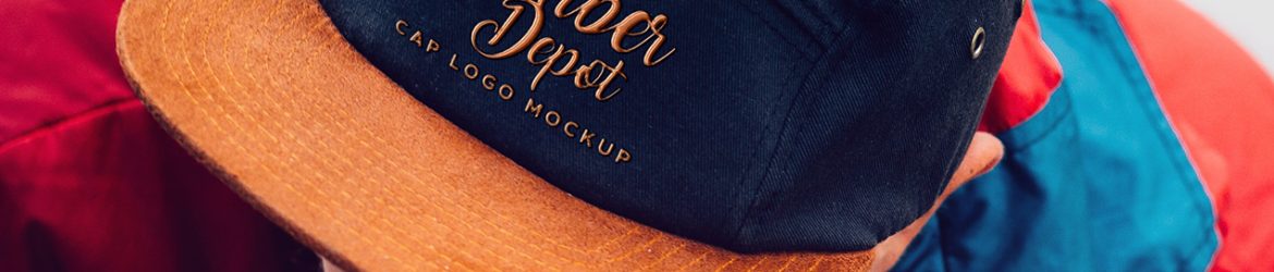 Cap With Realistic Embroidered Logo Mockup