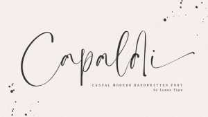 Capaldi Font › Fontesk