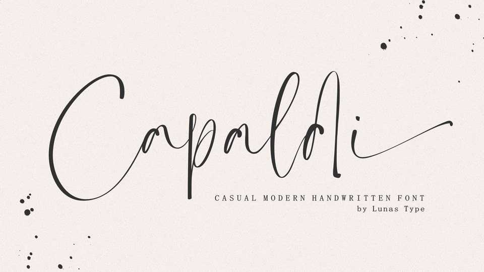 Capaldi Font › Fontesk
