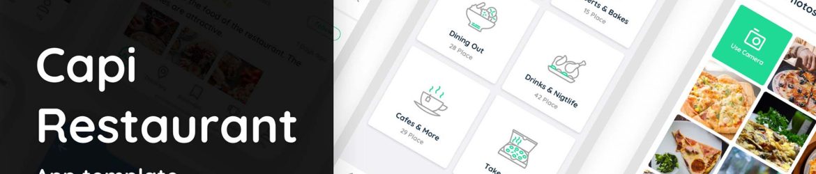 Capi Free IOS Restaurant Ui Kit (PSD, Sketch)