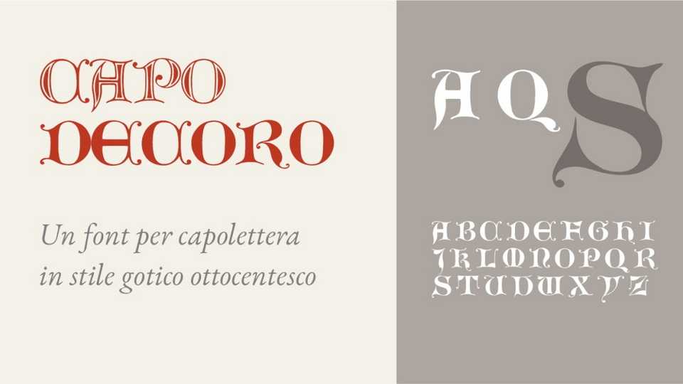 Capo Decoro Font › Fontesk
