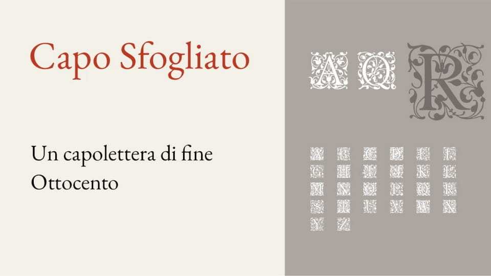 Capo Sfogliato Font › Fontesk