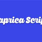Caprica Script font