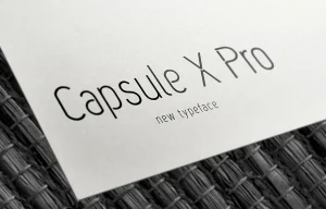 Capsule X Pro Typeface
