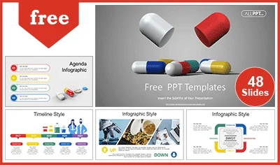 Capsules Medication Balancing PowerPoint Templates