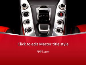 Car Transmission PowerPoint Template