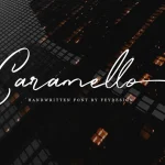 Caramello Handwritting Font