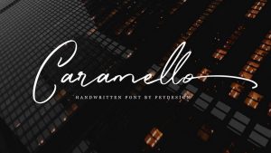 Caramello Script Font › Fontesk