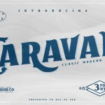 Caravan Display Font - Fonte Grátis Caravan Display Font