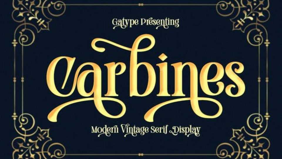 Carbines Font › Fontesk