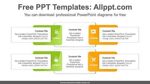 Card Type Banner PowerPoint Diagram