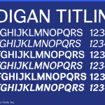 Cardigan Titling Font Family - Fonte Grátis Cardigan Titling Font Family