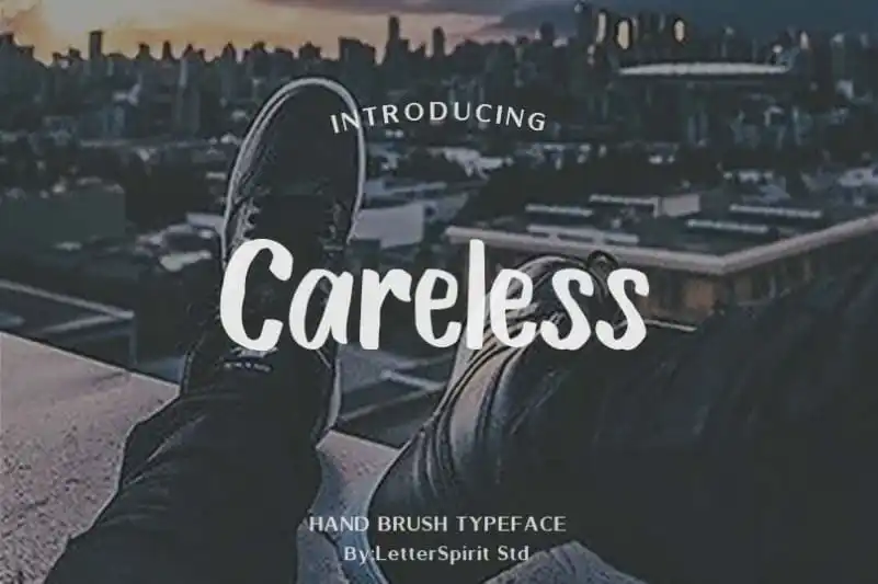 Careless Brush Font