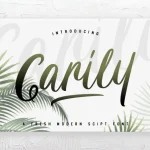 Carily Script Font - Fonte Grátis Carily Script Font