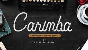 Carimba Script › Fontesk