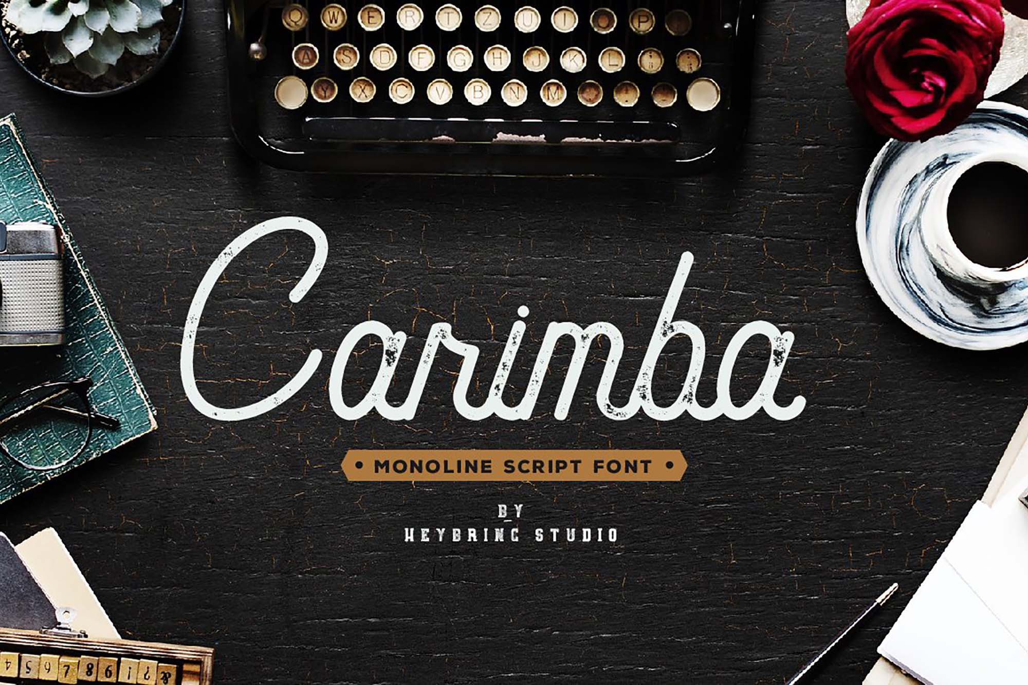 Carimba Vintage Monoline Script