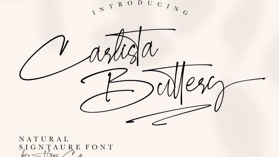 Carlista Buttery Script Font › Fontesk
