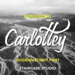 Carlottey Calligraphy Font