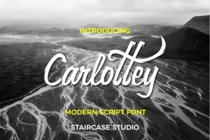 Carlottey Calligraphy Font