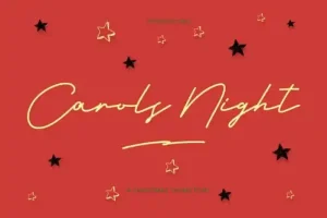 Carols Night Handwritten Font